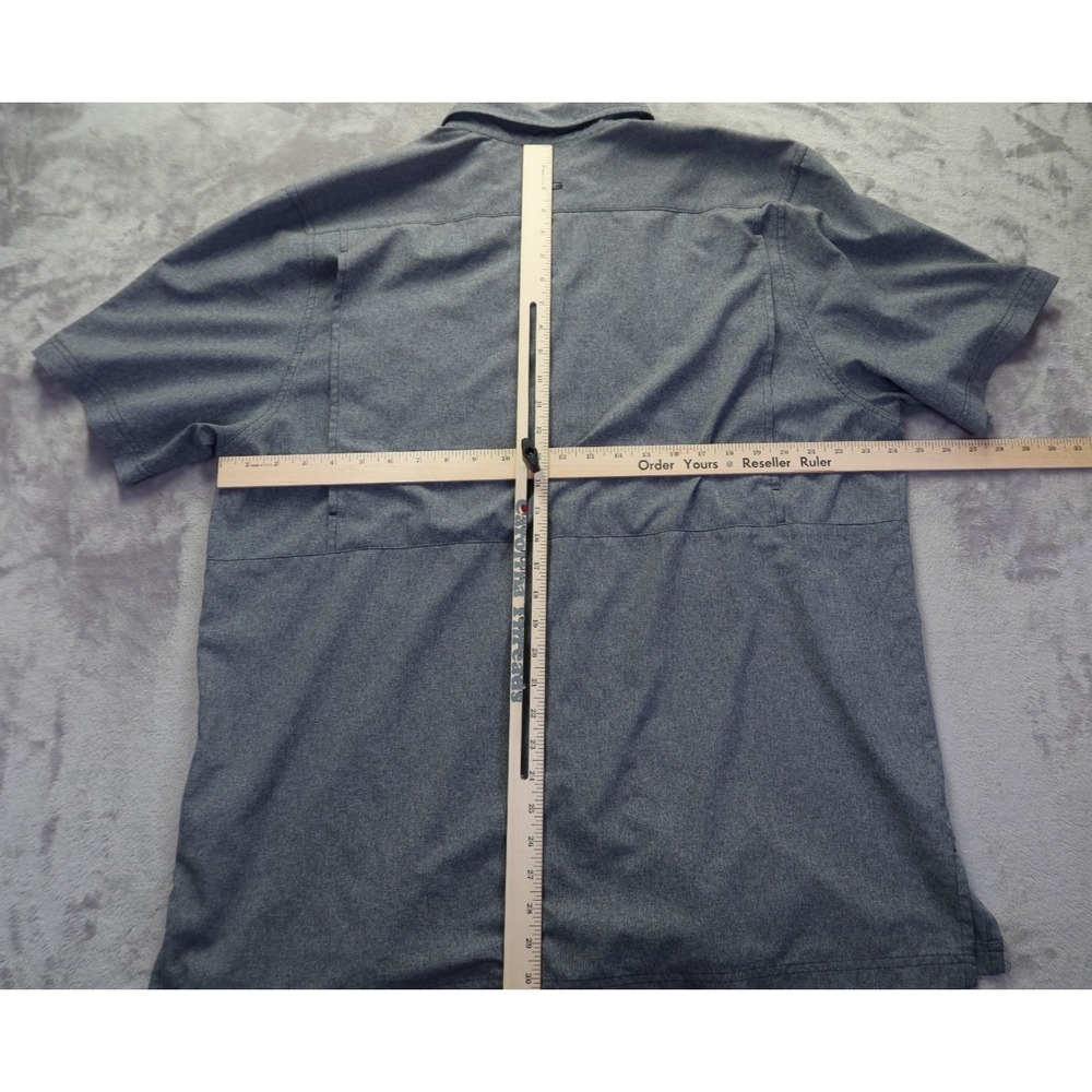 GameGuard Outdoors Gray Button Up Shirt Men's Size‎ XL Firefly - Picture 8 of 10